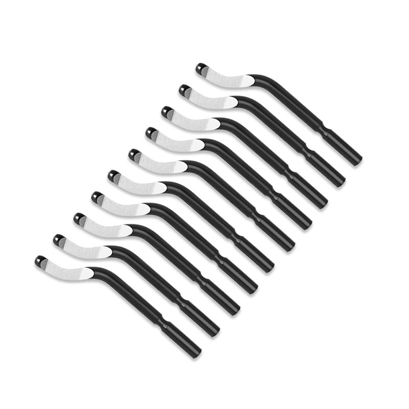 Askwhy Deburring Tool Set with 10 High-Speed Steel BS1010 Blades – Rotary Burr Removal Tool for Metal, Plastic, 3D Prints, PVC Tubes – Efficient Deburrer for Aluminum, Copper, and More (Black) - Image 5